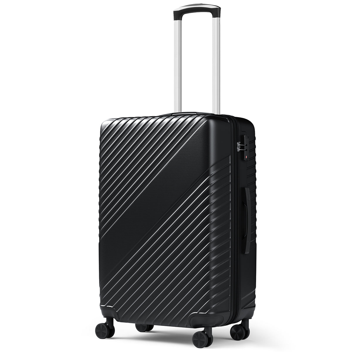 20 Inch Carry On Luggage, ABS Hardside Suitcase with Spinner Wheels, Airline-Approved Cabin Luggage with TSA Security Lock, Expandable Travel Suitcase for Flights, Business Trips & Weekend Vacations