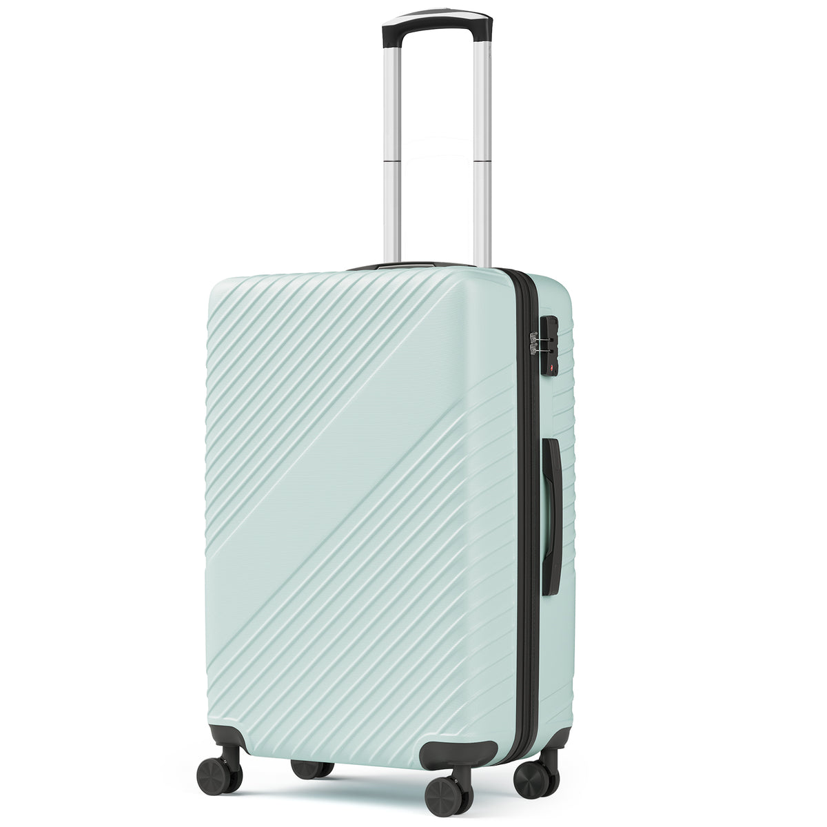 20 Inch Carry On Luggage, ABS Hardside Suitcase with Spinner Wheels, Airline-Approved Cabin Luggage with TSA Security Lock, Expandable Travel Suitcase for Flights, Business Trips & Weekend Vacations