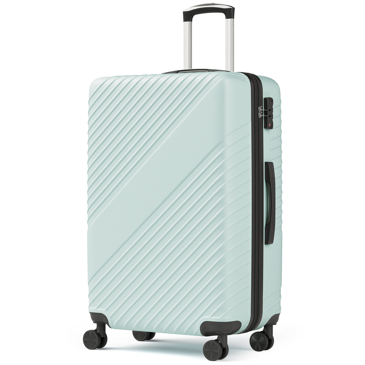 20 Inch Carry On Luggage, ABS Hardside Suitcase with Spinner Wheels, Airline-Approved Cabin Luggage with TSA Security Lock, Expandable Travel Suitcase for Flights, Business Trips & Weekend Vacations