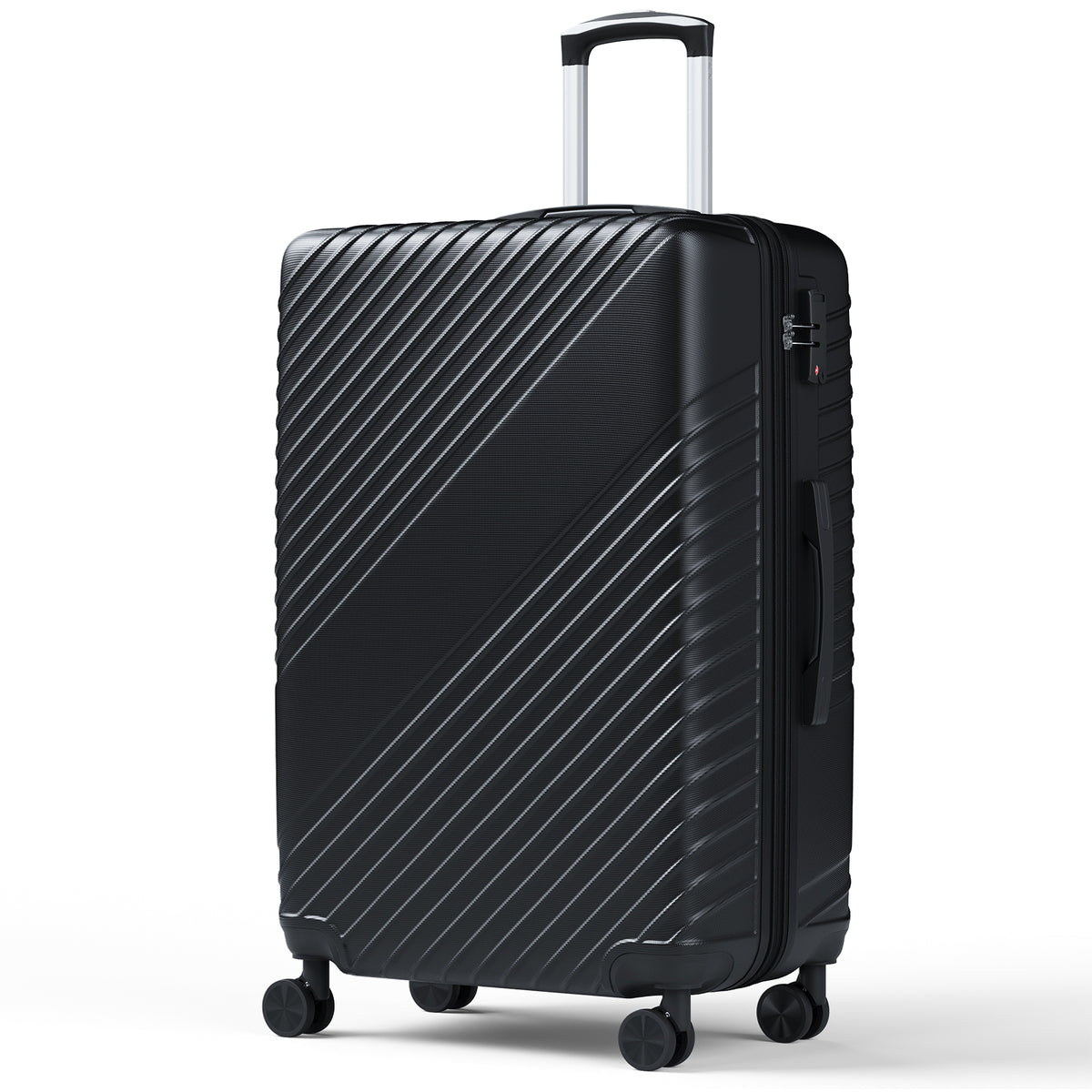 20 Inch Carry On Luggage, ABS Hardside Suitcase with Spinner Wheels, Airline-Approved Cabin Luggage with TSA Security Lock, Expandable Travel Suitcase for Flights, Business Trips & Weekend Vacations