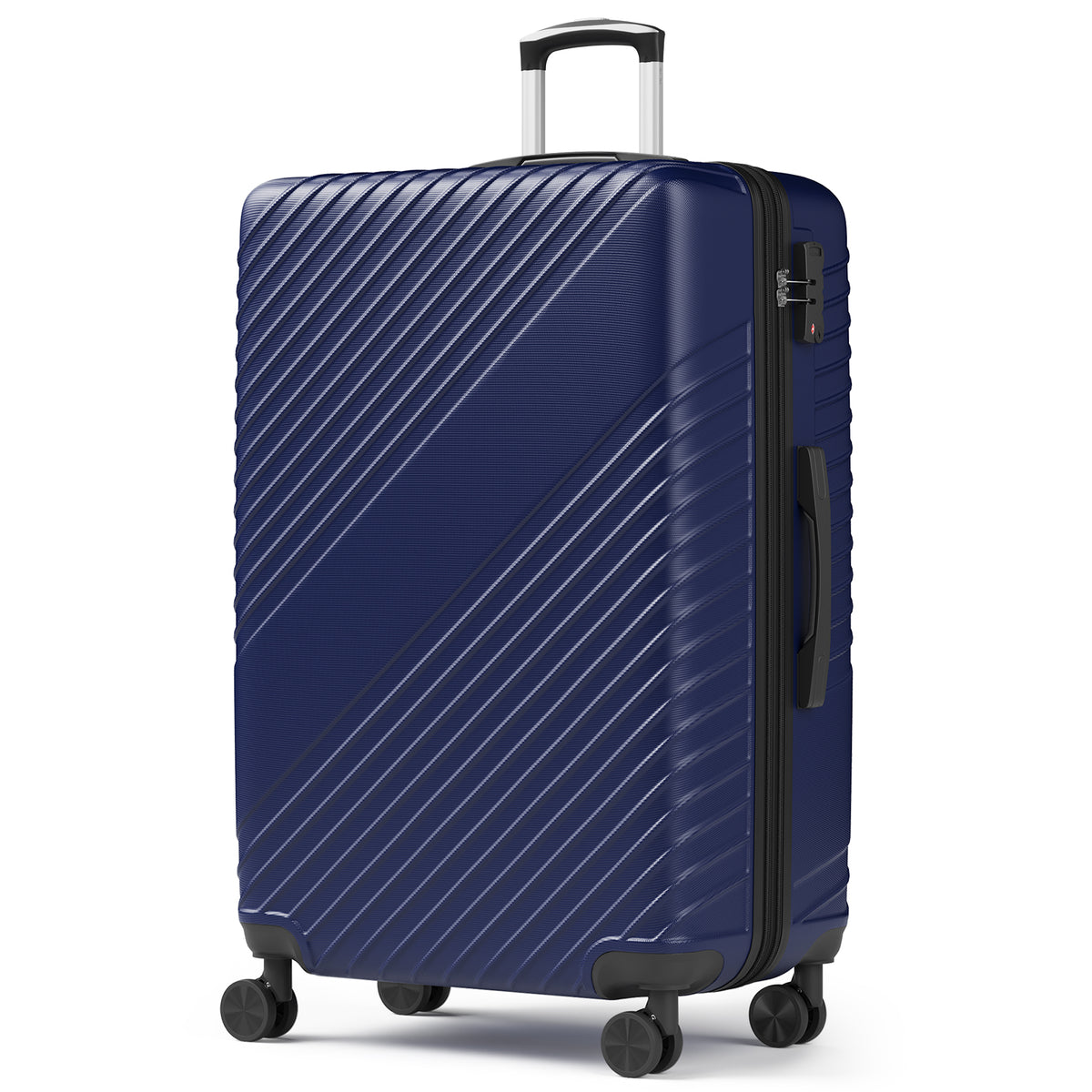 20 Inch Carry On Luggage, ABS Hardside Suitcase with Spinner Wheels, Airline-Approved Cabin Luggage with TSA Security Lock, Expandable Travel Suitcase for Flights, Business Trips & Weekend Vacations