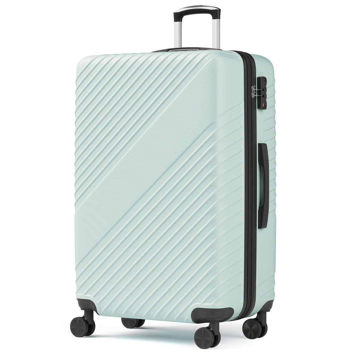 20 Inch Carry On Luggage, ABS Hardside Suitcase with Spinner Wheels, Airline-Approved Cabin Luggage with TSA Security Lock, Expandable Travel Suitcase for Flights, Business Trips & Weekend Vacations