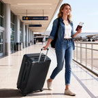 20 Inch Carry On Luggage, ABS Hardside Suitcase with Spinner Wheels, Airline-Approved Cabin Luggage with TSA Security Lock, Expandable Travel Suitcase for Flights, Business Trips & Weekend Vacations