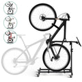 HaiNova Adjustable Height Vertical Bike Stand, Freestanding Bike Rack with Wheels for Garage & Apartment, Safe & Secure, for Wheels Sizes up to 29”