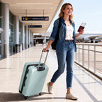 20 Inch Carry On Luggage, ABS Hardside Suitcase with Spinner Wheels, Airline-Approved Cabin Luggage with TSA Security Lock, Expandable Travel Suitcase for Flights, Business Trips & Weekend Vacations