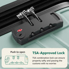 20 Inch Carry On Luggage, ABS Hardside Suitcase with Spinner Wheels, Airline-Approved Cabin Luggage with TSA Security Lock, Expandable Travel Suitcase for Flights, Business Trips & Weekend Vacations