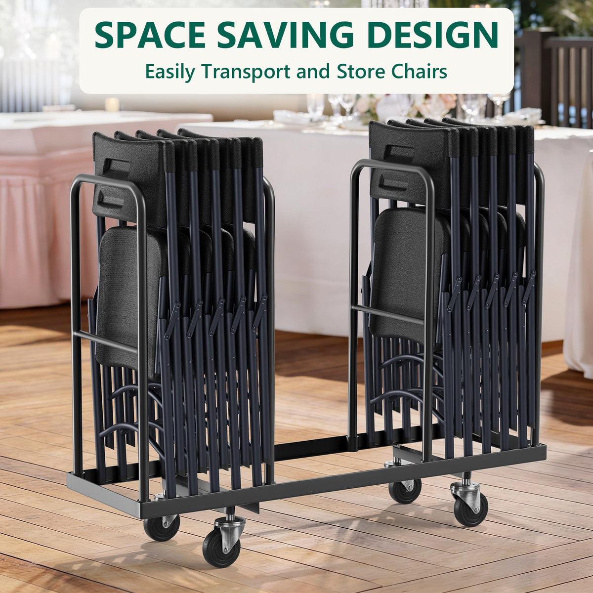 Folding Chairs 4 Pack, Outdoor Portable Foldable Chair with Steel Frame, 500lbs Capacity Heavy Duty Metal White Plastic Folding Chairs for Patio, Picnic, Kitchen, Dining