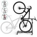 HaiNova Adjustable Height Vertical Bike Stand, Freestanding Bike Rack with Wheels for Garage & Apartment, Safe & Secure, for Wheels Sizes up to 29”