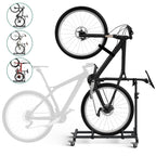 HaiNova Adjustable Height Vertical Bike Stand, Freestanding Bike Rack with Wheels for Garage & Apartment, Safe & Secure, for Wheels Sizes up to 29”