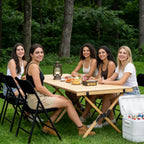 HaiNova 4 Pack Black Folding Heavy Duty Chair with Reinfoced Steel Frame, 400 LB Load Bearing for Indoor/Outdoor, Wedding, Party, Restaurant, Patio